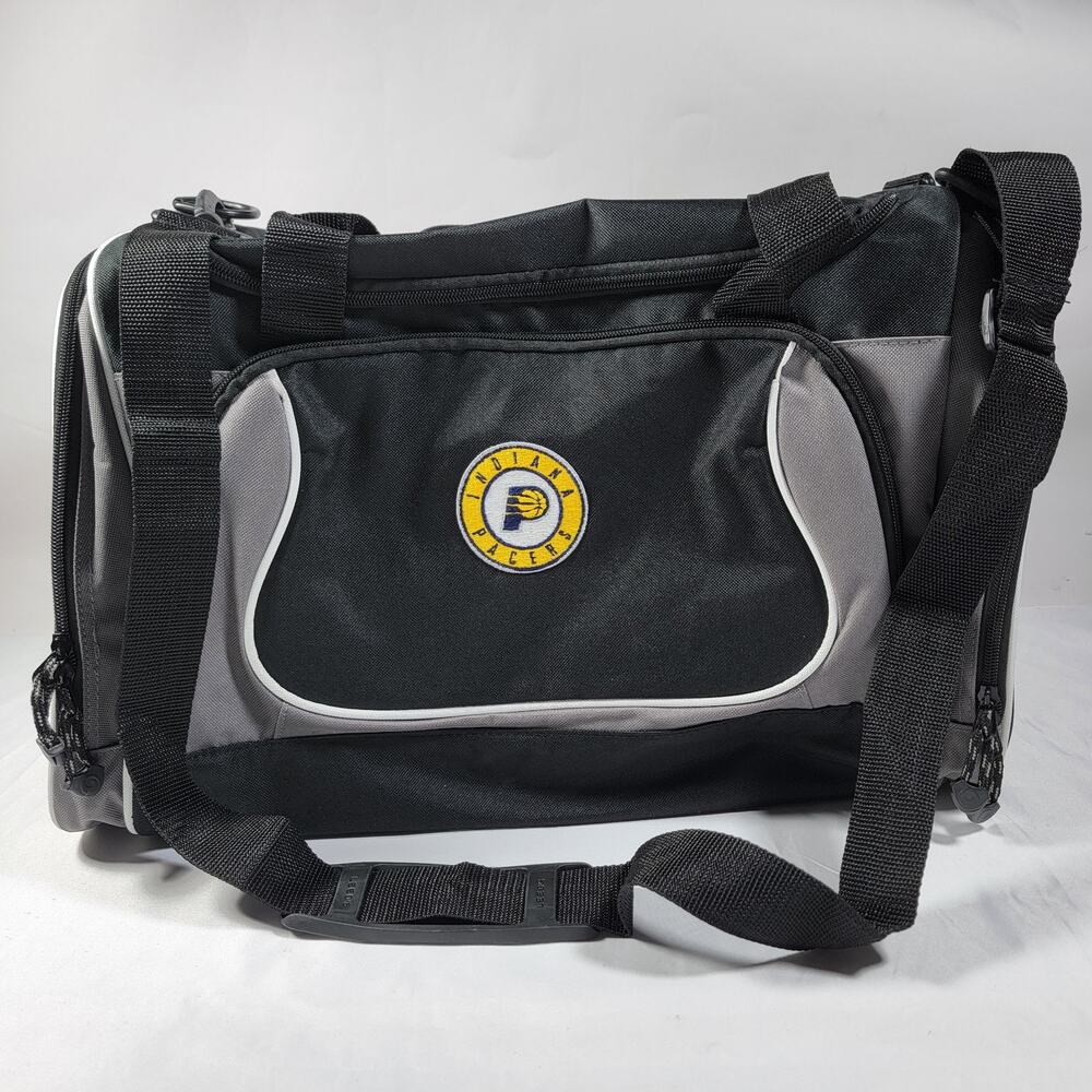 Leeds Indiana Pacers Cooler Duffel Bag Insulated Travel Gym Black Gray Shoulder